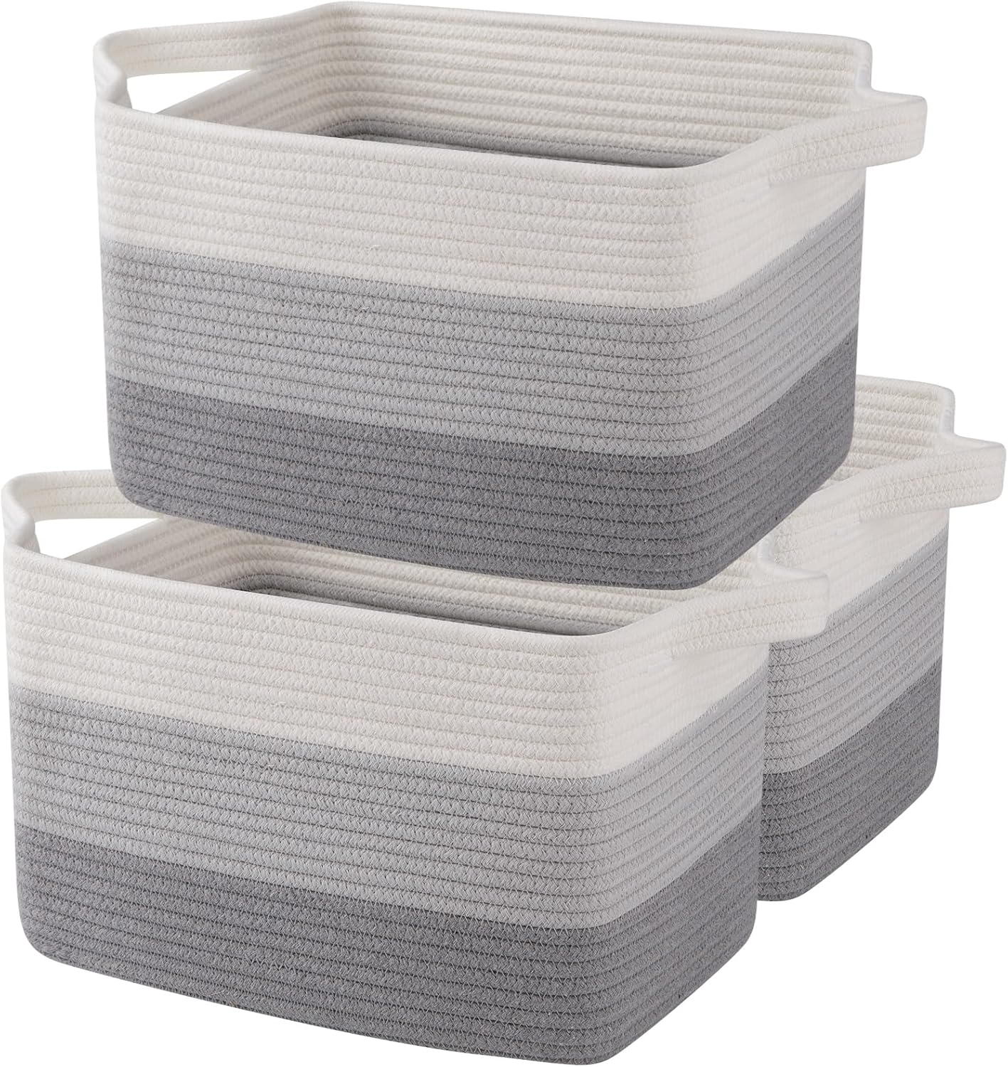 Boho Black Vase — Set of 3 — Gradient Gray