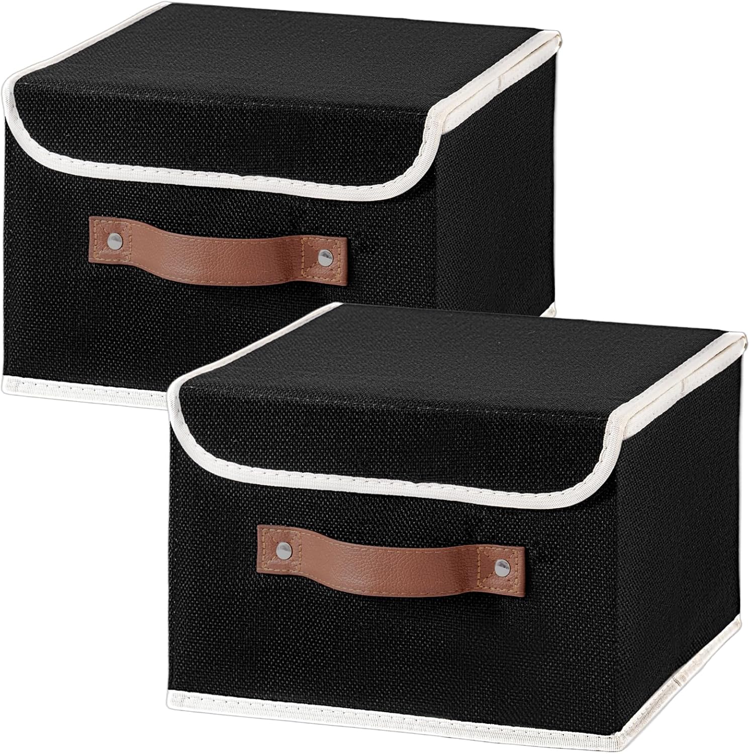 Linen Beige Storage Bin — Set of 1 — Small(set of 2)