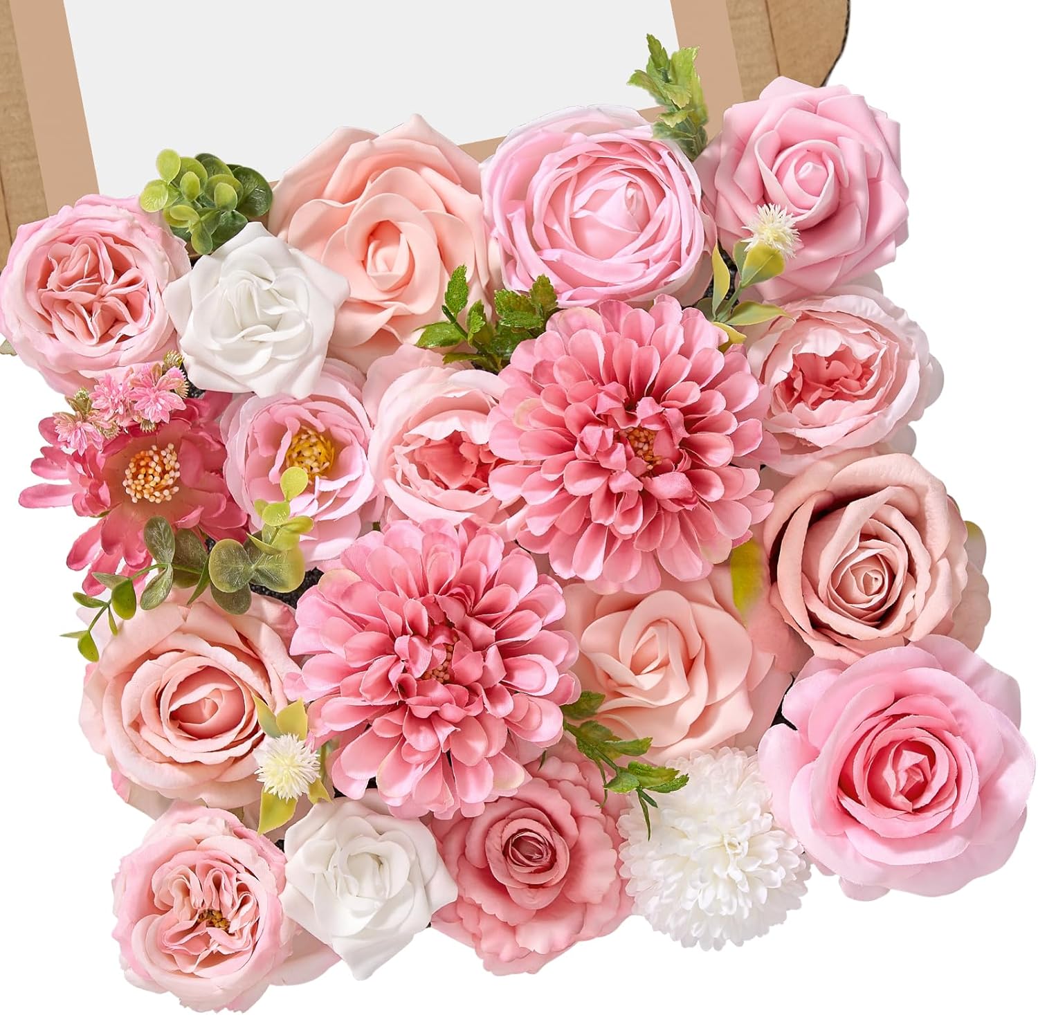 Beige Artificial Flowers — Abby Pink