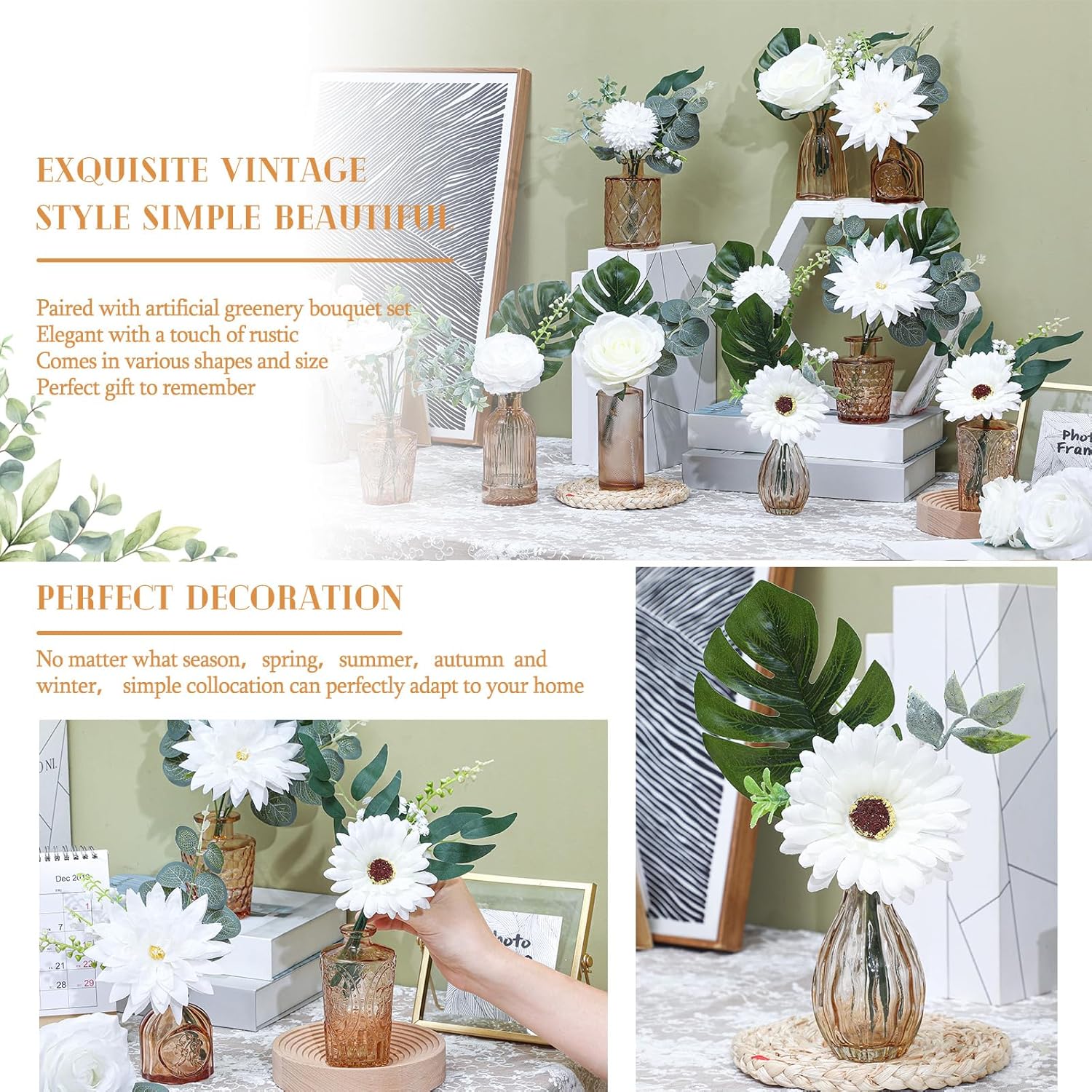 Gold Artificial Flowers - View 4