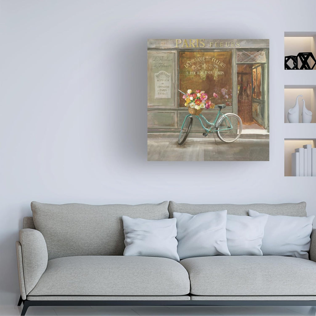 Wrapped Canvas Fabric Canvas Wall Art — 2" - View 3