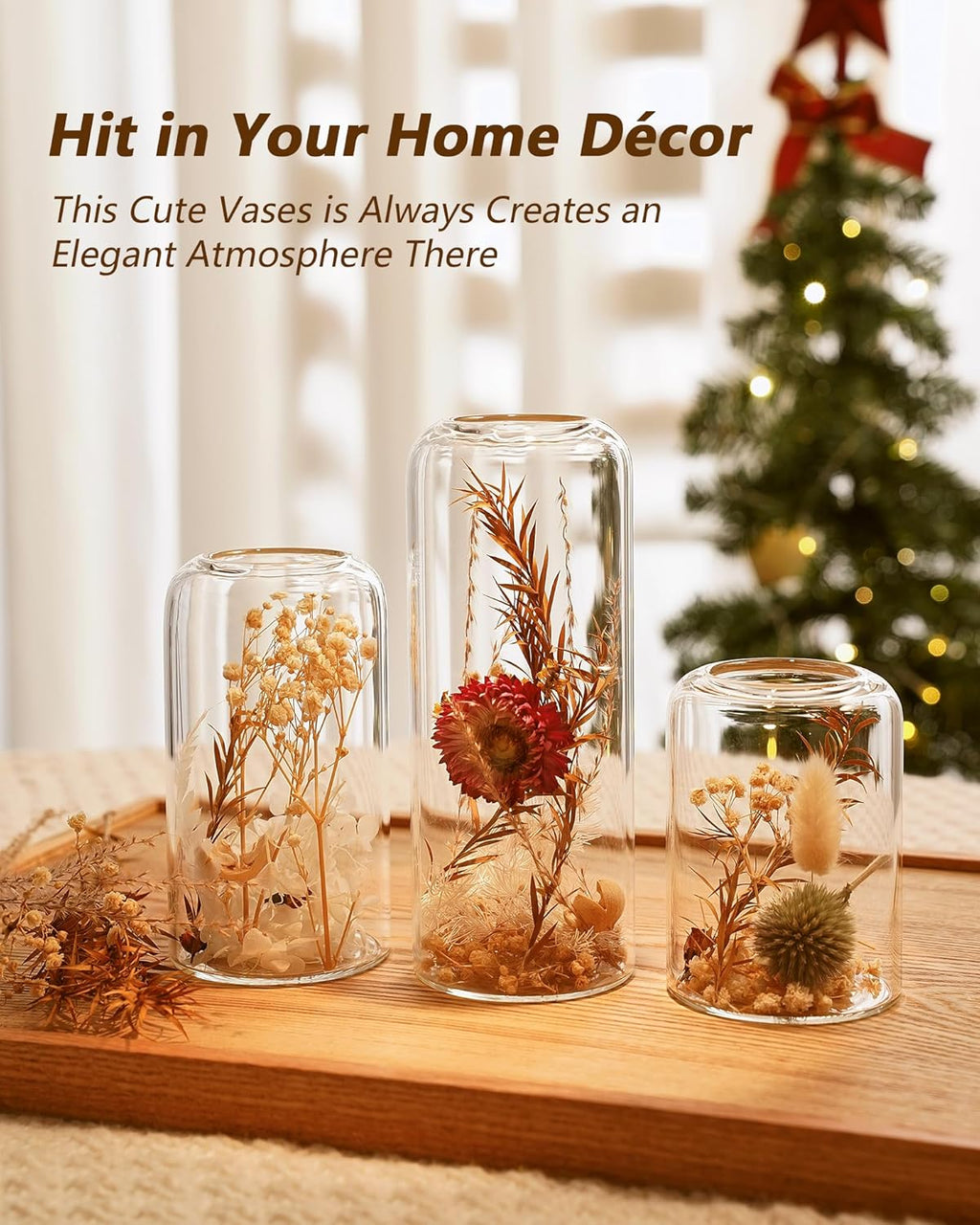 Modern Orange Vase — Set of 6 - View 5