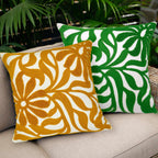 Tufted Boho Beige Throw Pillow Cover — 18" - View 7