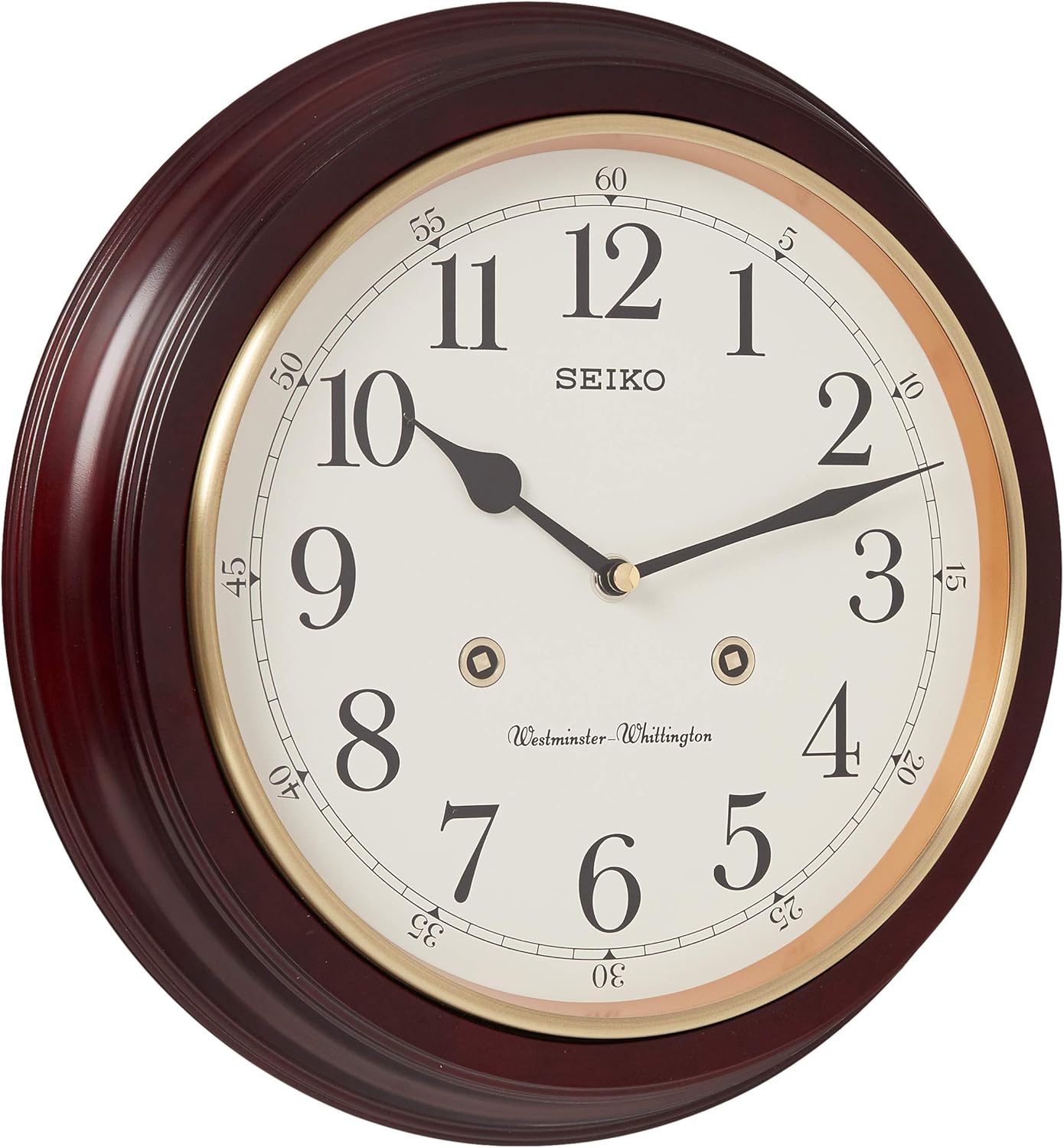 Wood Wall Clock — 12" — Numerals
