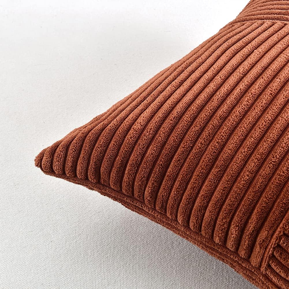 Lumbar Boho Beige Throw Pillow Cover — 20" - View 5