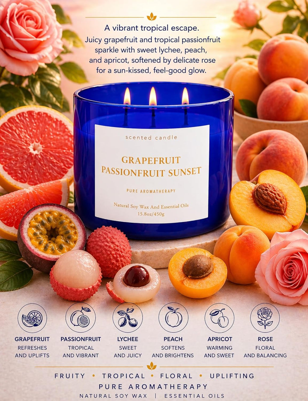 Soy Metal Scented Candle - View 2