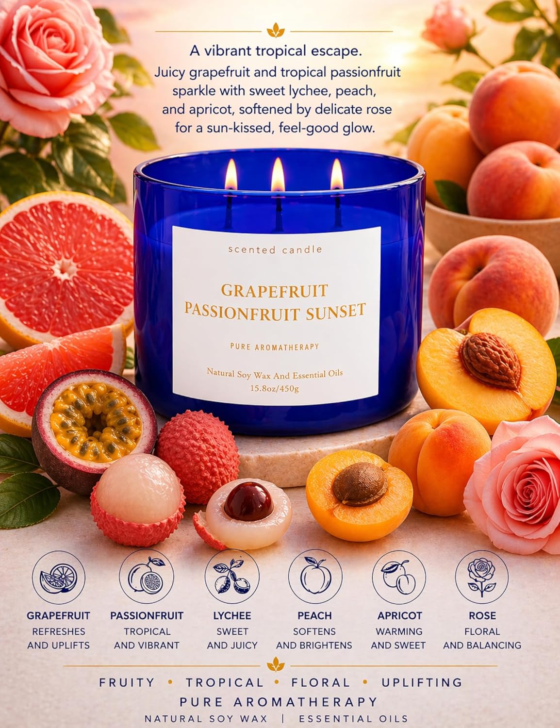Soy Metal Scented Candle - View 2
