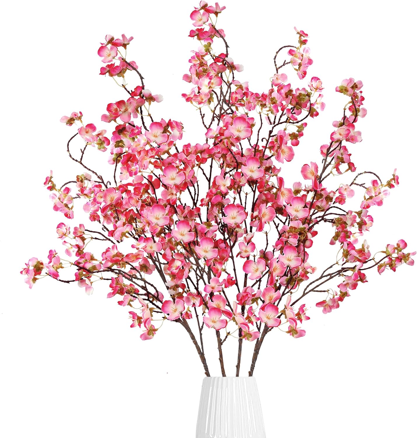 Gold Artificial Plant — New Rose Red