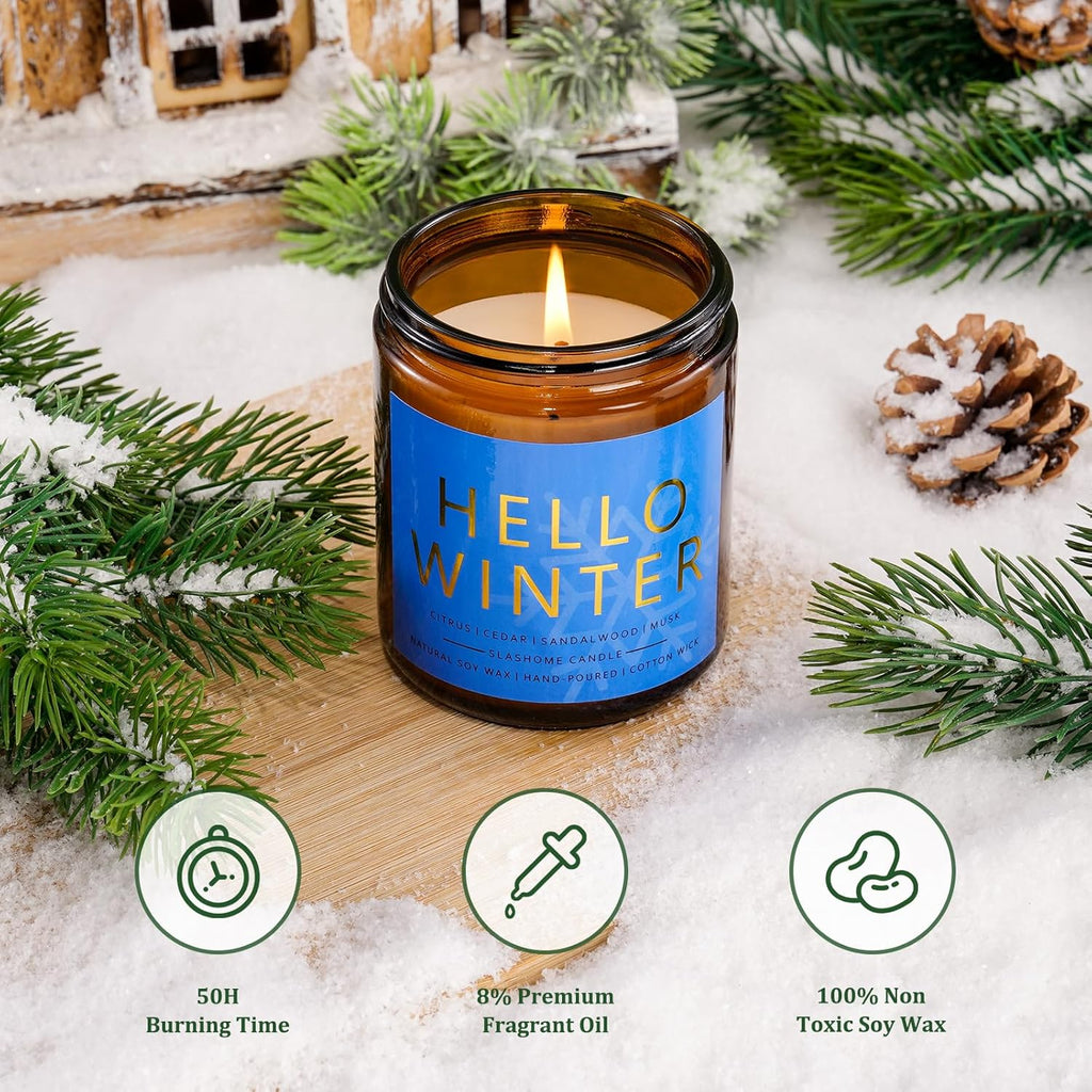 Soy Wood Scented Candle - View 4