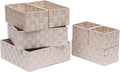 Boho Beige Storage Bin — Set of 7 — 7PCS-without lid