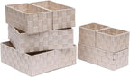Boho Beige Storage Bin — Set of 7 — 7PCS-without lid