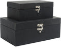 Black Storage Basket — Set of 2 — Black