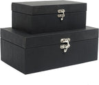 Black Storage Basket — Set of 2 — Black