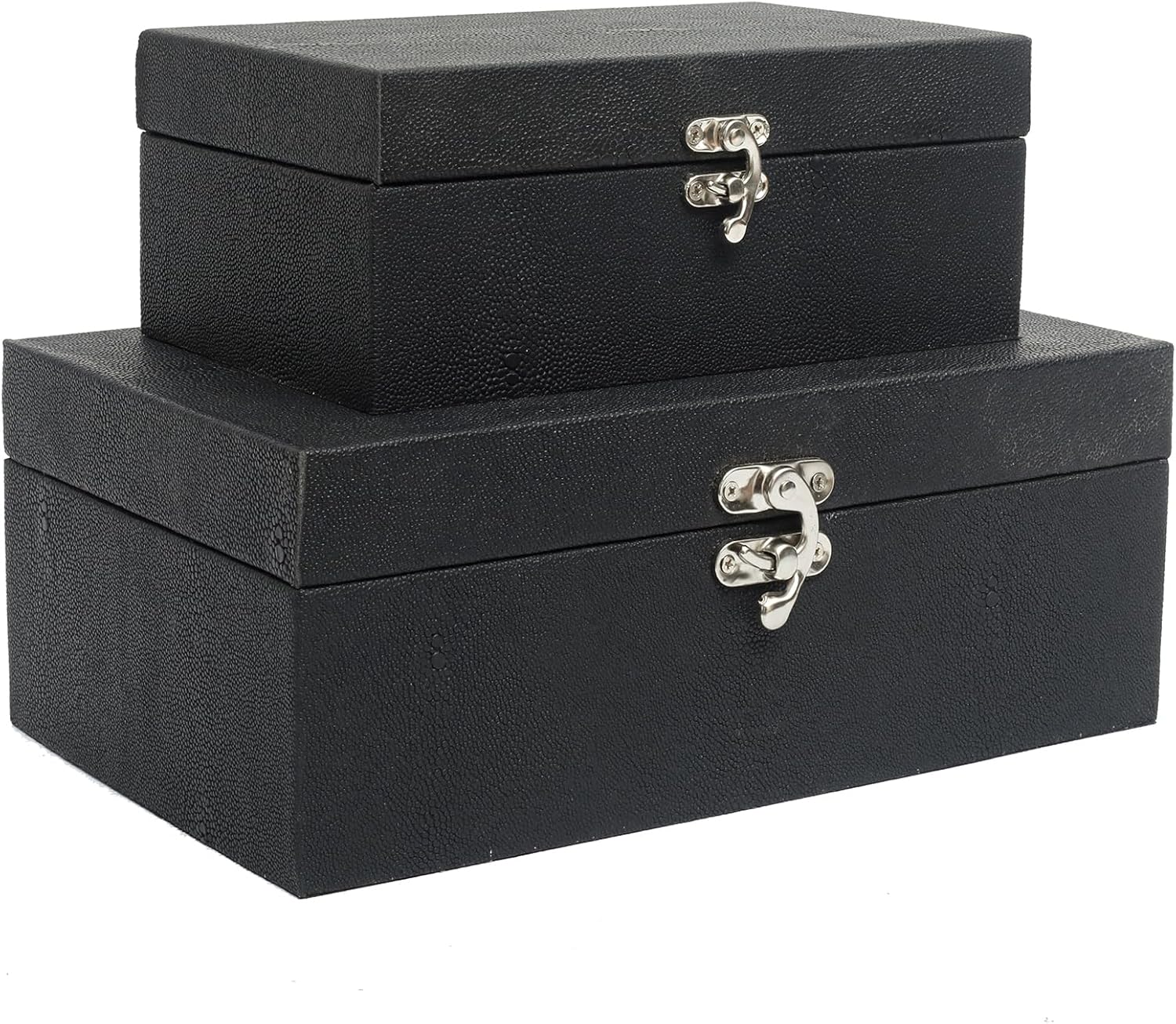 Black Storage Basket — Set of 2 — Black