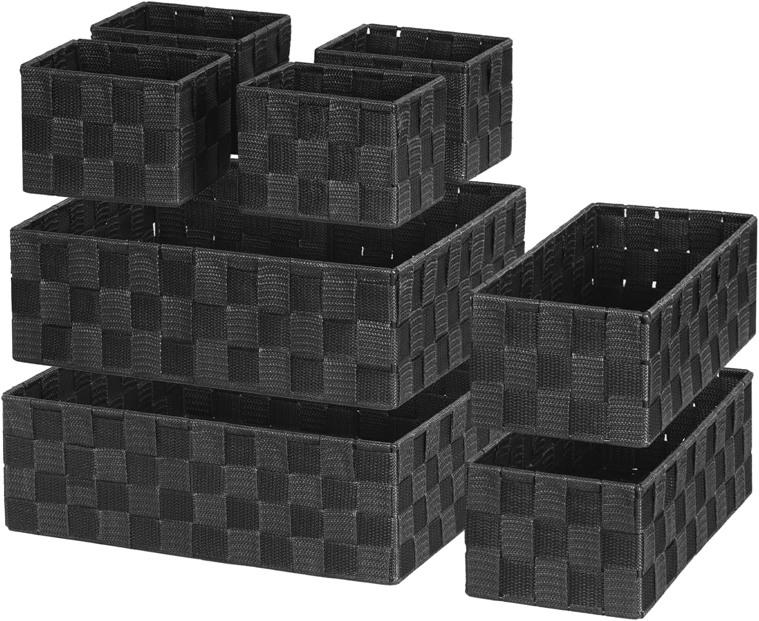 Boho Beige Vase — Black-8pcs
