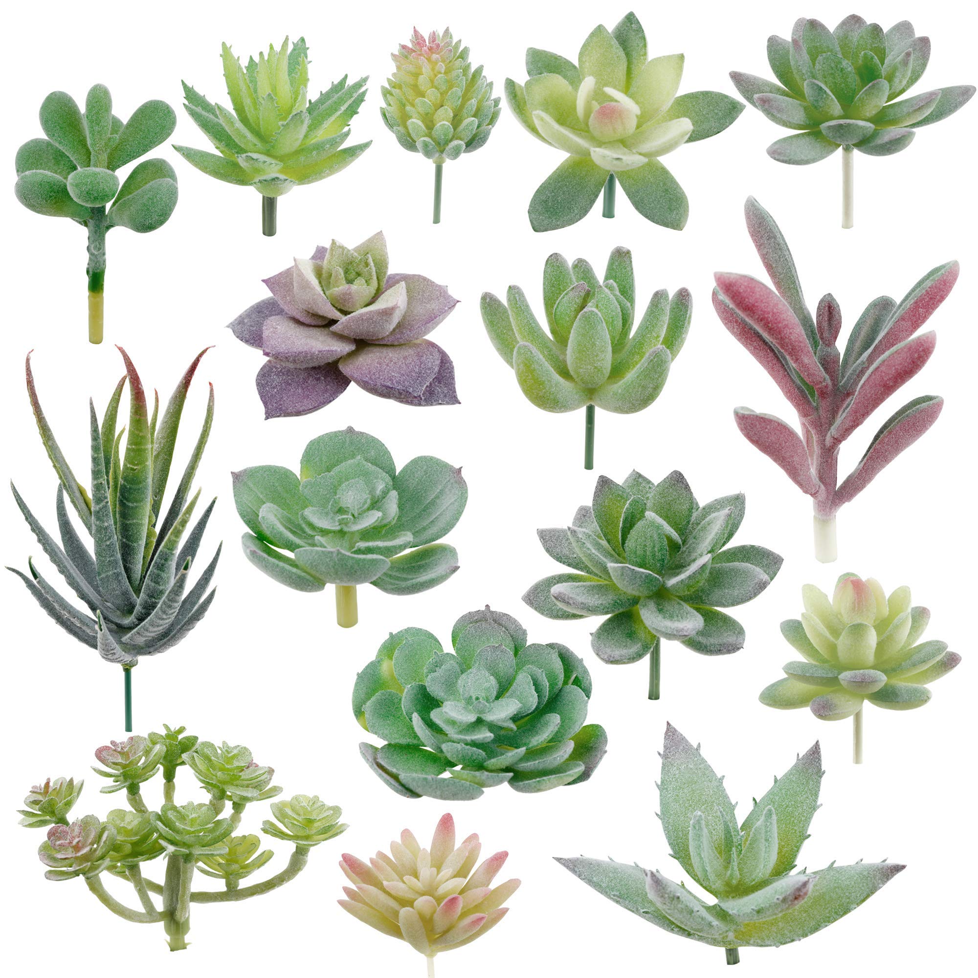 Green Faux Succulent — 5"
