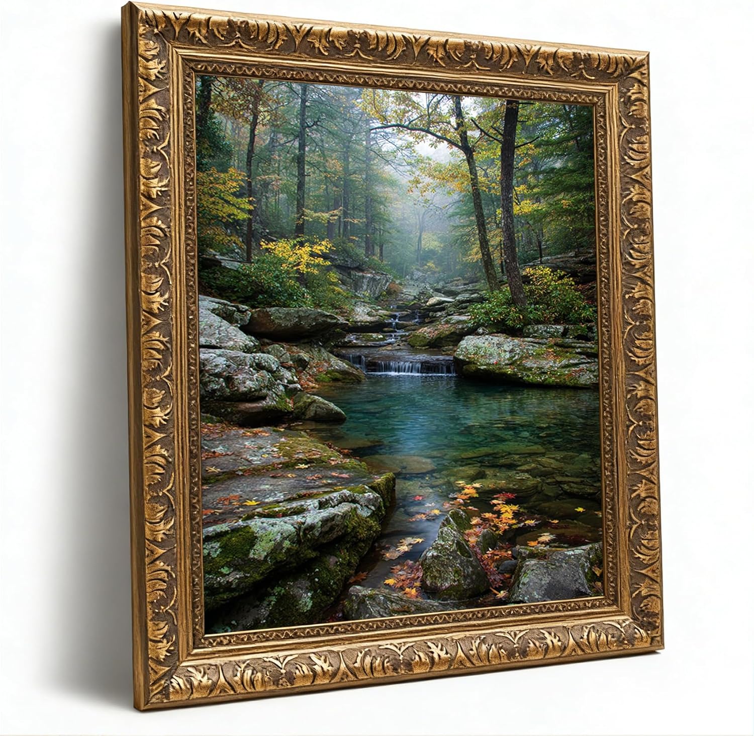 Framed Luxe Fabric Wall Decor — 8" — Picture 20