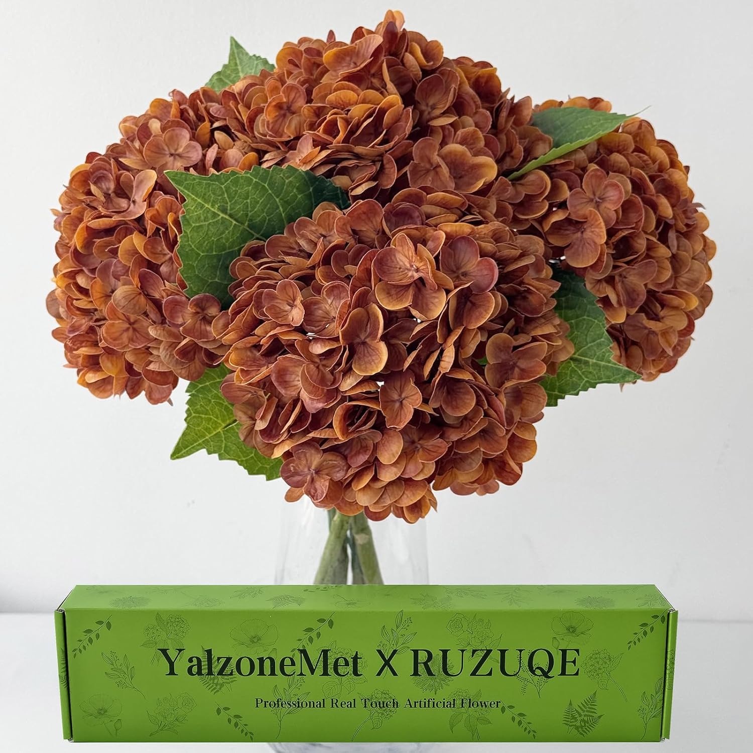 Beige Artificial Plant — 21" — Orange Brown