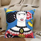 Blue Throw Pillow Cover — 18" - View 3