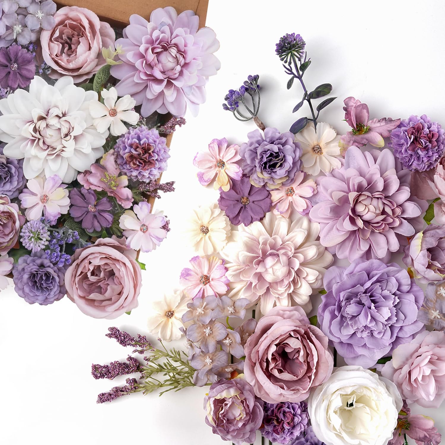 Blue Artificial Flowers — Purple