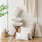 Boho Beige Throw Pillow Cover — 18" - View 6