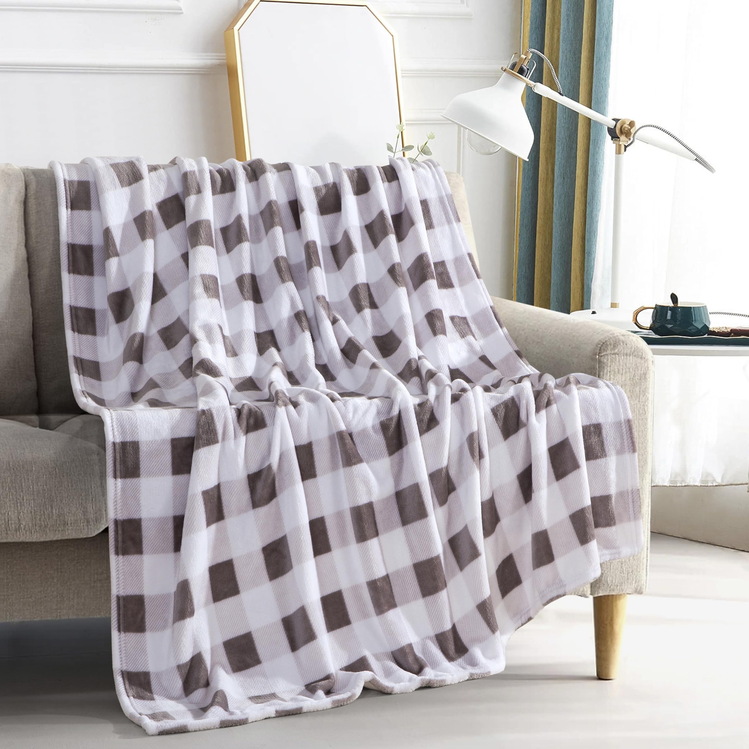 Velvet Luxe Beige Throw Pillow — 50"