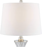 USB Charging Modern Black Table Lamp — 25.5" - View 3