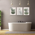 Boho Green Framed Wall Art — 16" - View 5