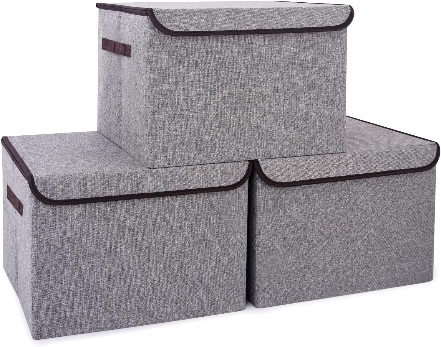 Linen Beige Throw Pillow — 6x9 — Gray