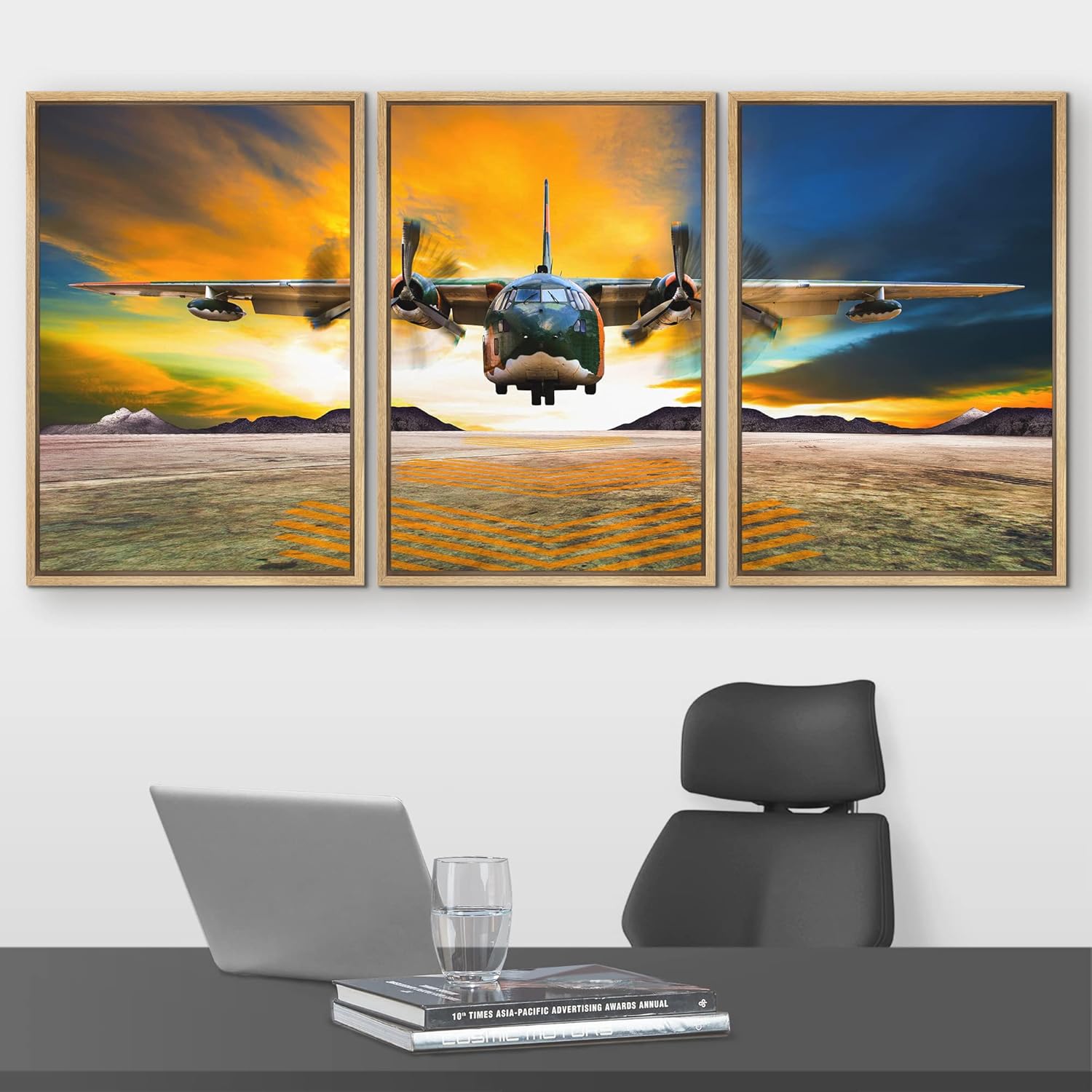Framed Fabric Wall Art — 16" - View 2