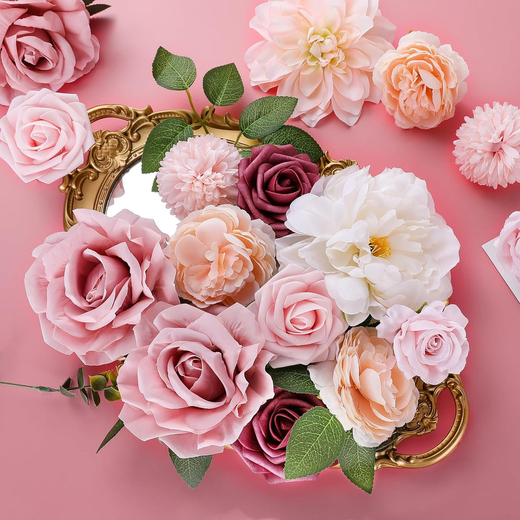 Beige Artificial Flowers - View 2