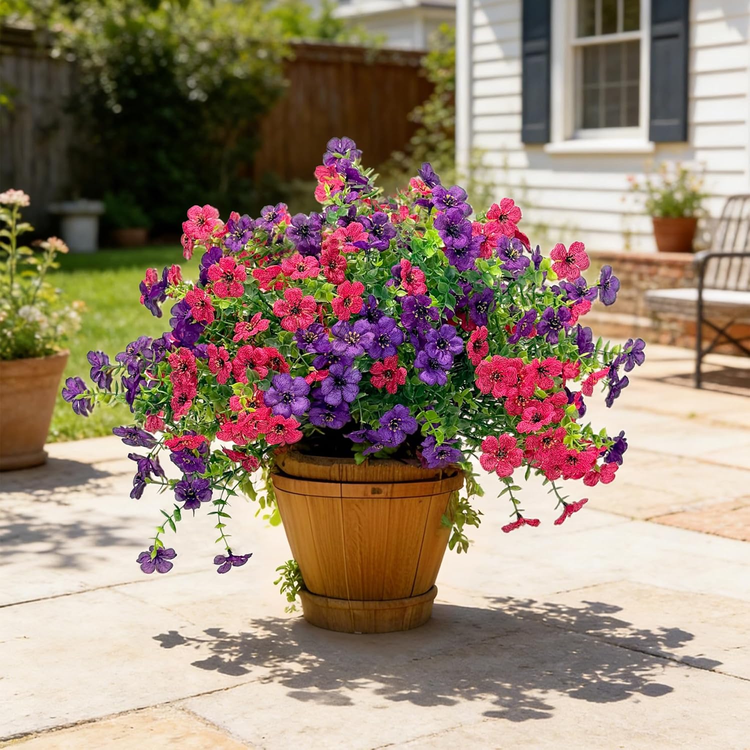 Purple Artificial Plant — Mix Color