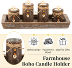 Boho Wood Candle - View 6