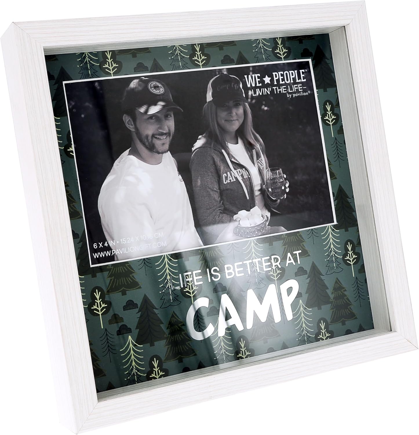 Black Candle — 4" — Green, Silver, White