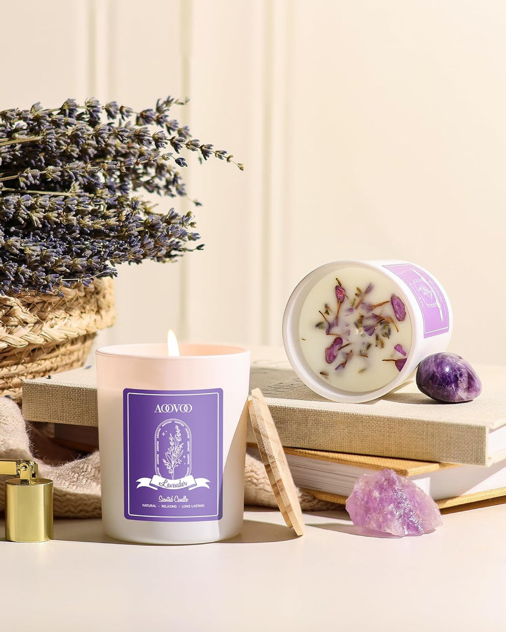 Soy Luxe Glass Scented Candle - View 6