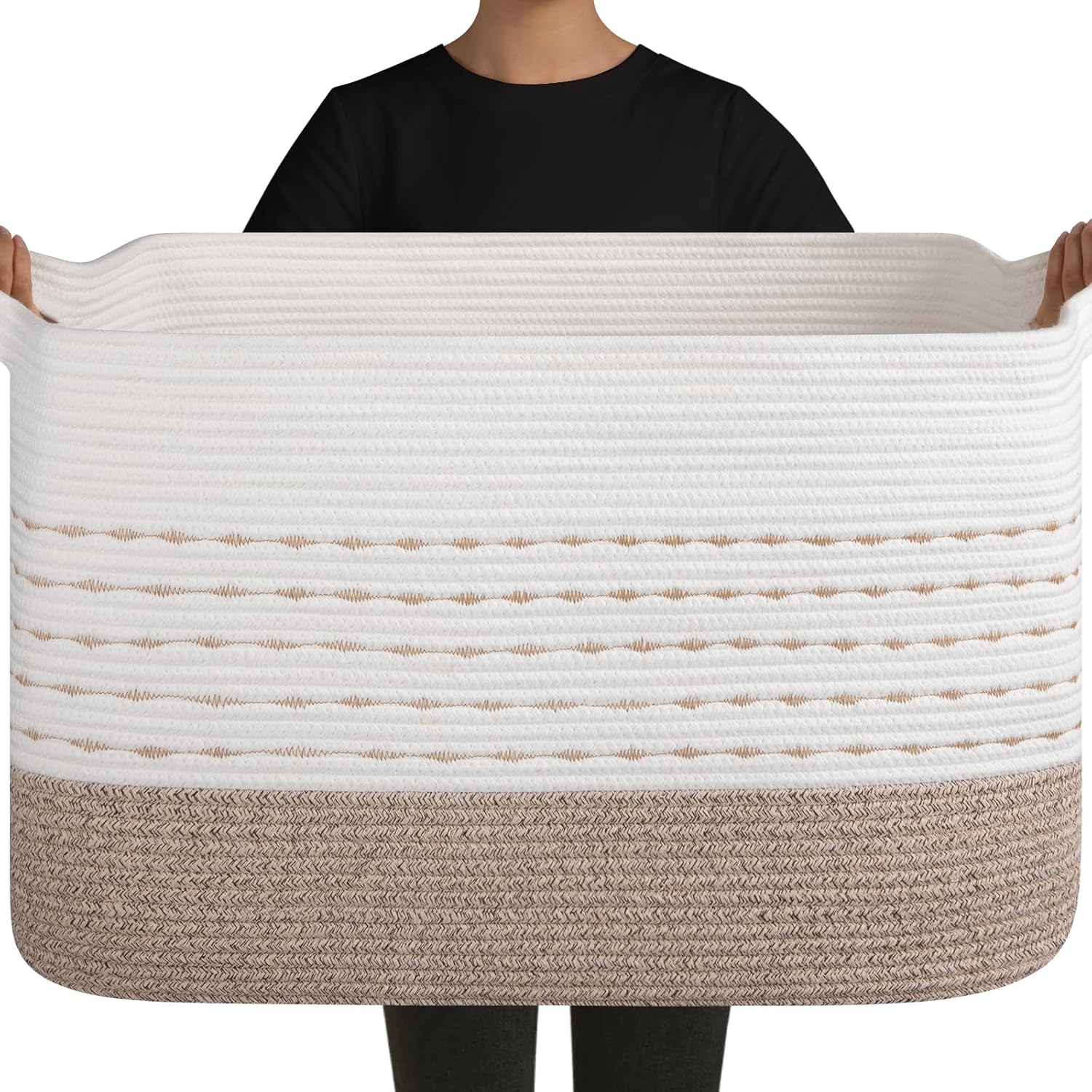 Boho Black Throw Pillow — Gradient Light Brown