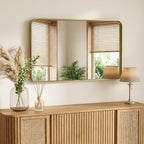 Framed Farmhouse Black Vanity Mirror — 32" - View 7