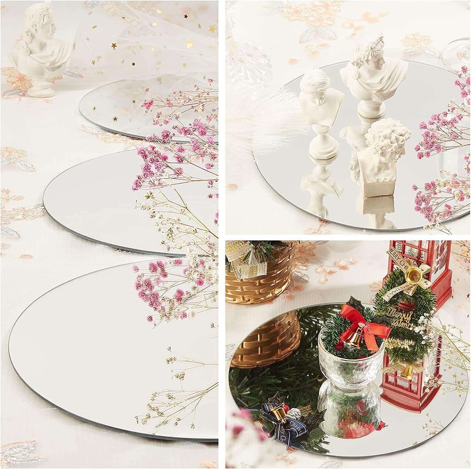Glass Round Mirror — 7.9" - View 5