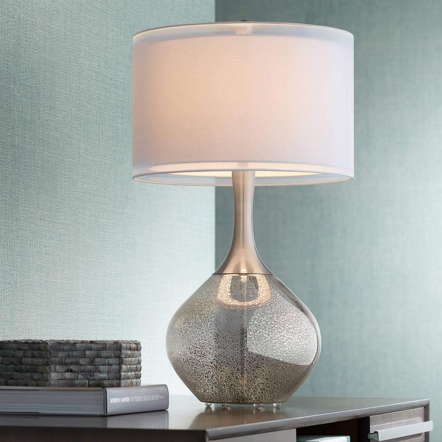 Modern Metal Table Lamp — 2" — Single
