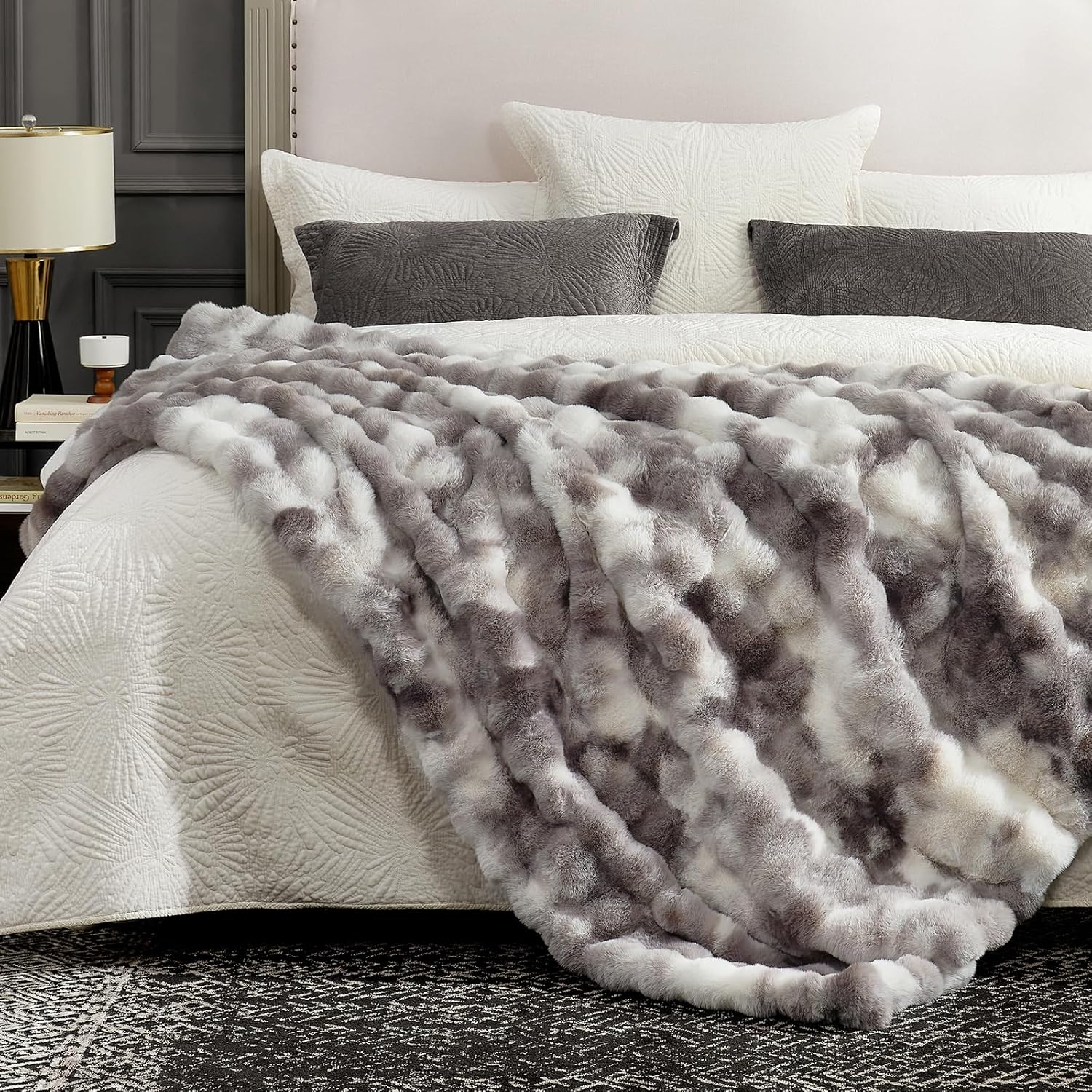 Beige Throw Pillow — 50" - View 6