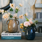 Farmhouse Black Flower Vase — 7" - View 6