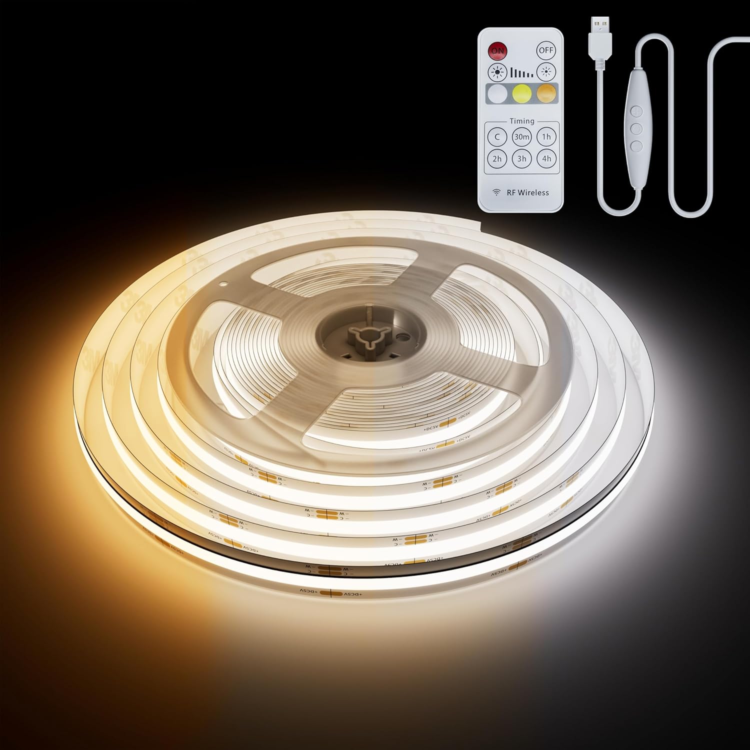 Dimmable Metal LED Strip Lights — 2700K-6500K