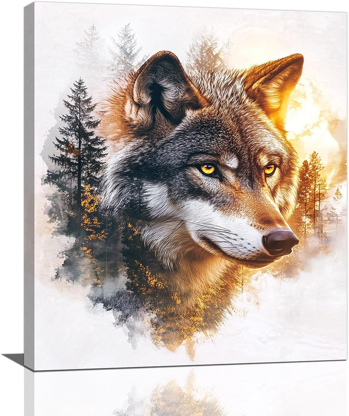 Framed Metal Wall Decor — 16" — 24L" x 20W"