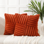 Velvet Boho Beige Throw Pillow Cover — 18"