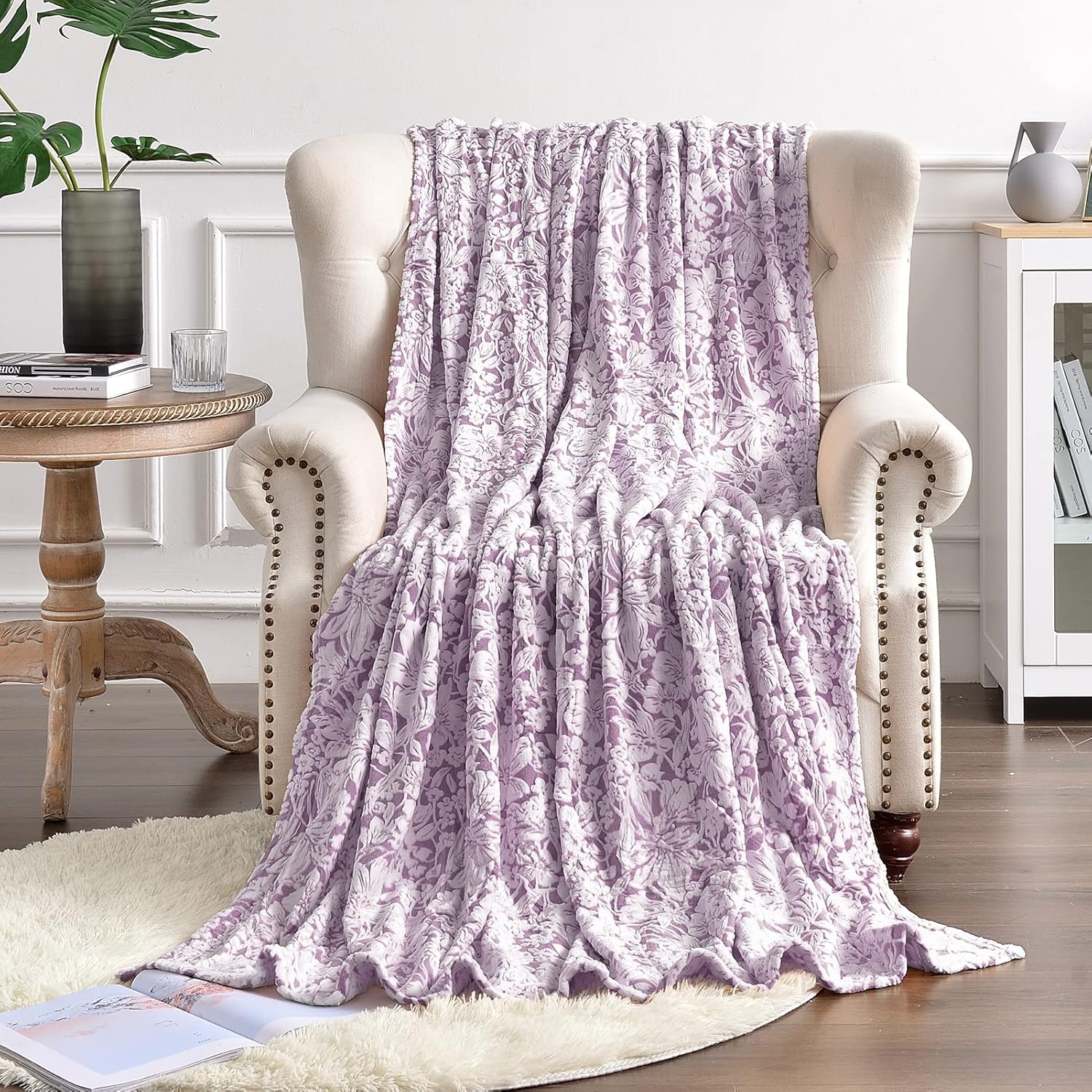 Orange Throw Pillow — 90" — Lavender