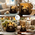 Farmhouse Wood Candle - View 3