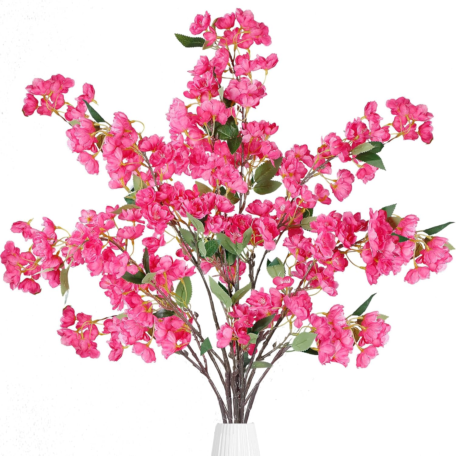 Pink Artificial Plant — Rose Red