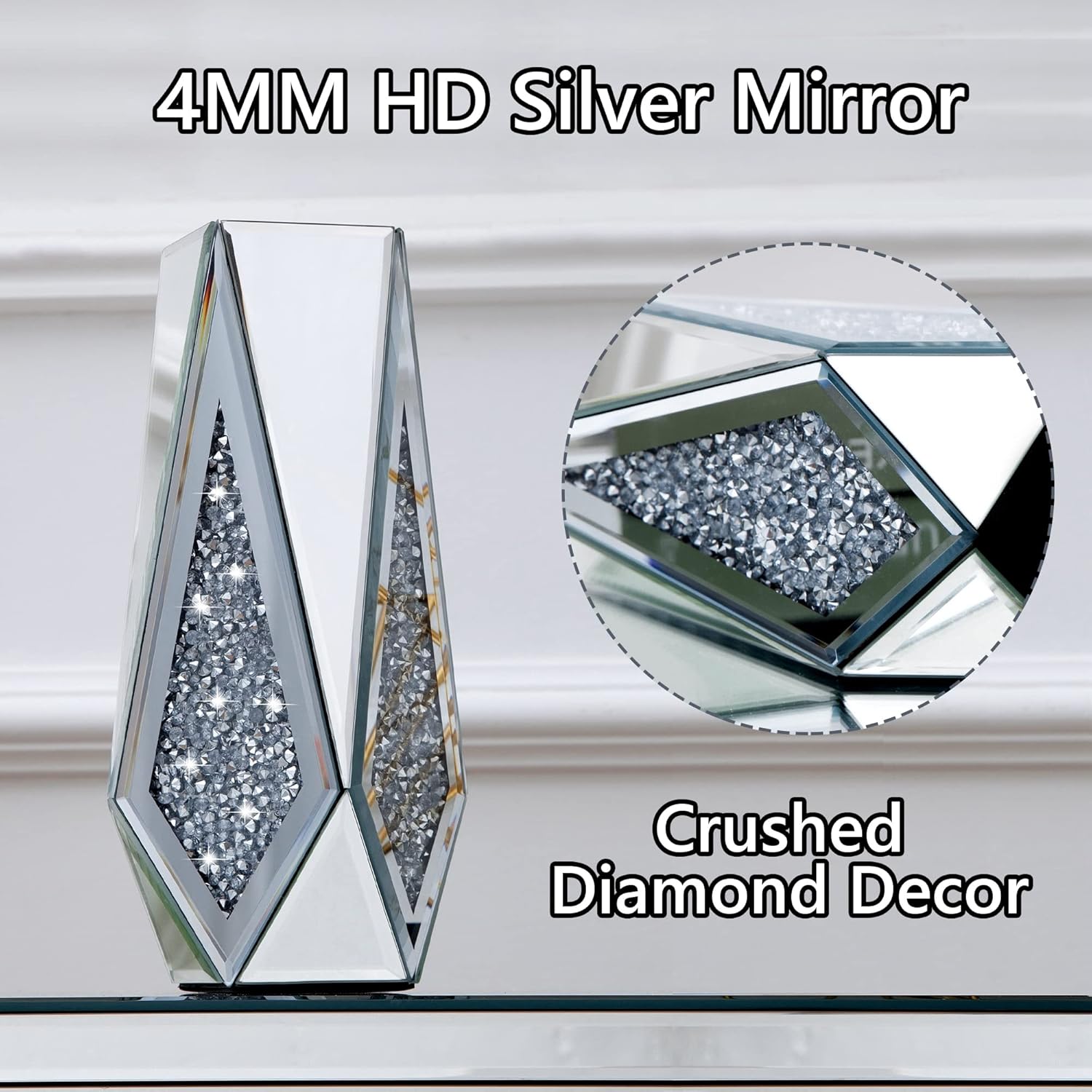 Luxe Glass Mirror — 12" - View 4