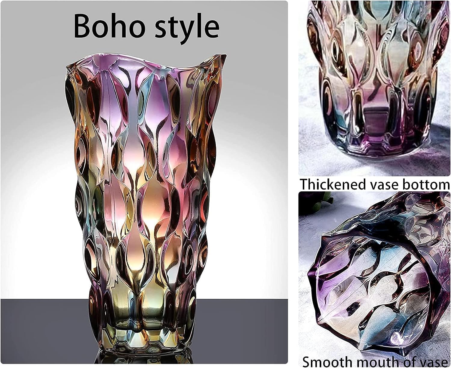 Luxe Blue Vase - View 2