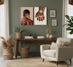 Black Canvas Wall Art — 12x16 - View 6